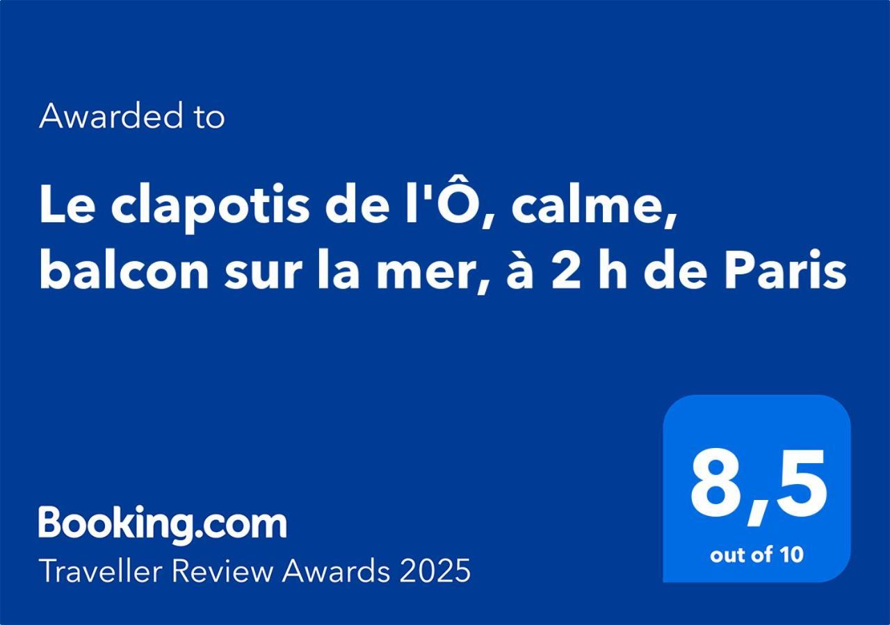 Le clapotis de l'Ô, calme, balcon sur la mer, à 2 h de Paris Ault Eksteriør bilde